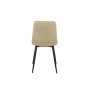 Silla Romimex Beige Terciopelo Metal 45 x 89 x 55 cm