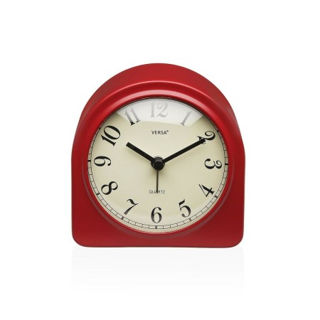 Reloj de Mesa Versa Luxa Rojo Plástico 5,8 x 10 x 10 cm