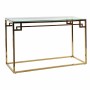 Console DKD Home Decor Verre Acier Doré (120 x 40 x 75 cm)