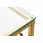 Console DKD Home Decor Verre Acier Doré (120 x 40 x 75 cm)