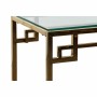 Console DKD Home Decor Verre Acier Doré (120 x 40 x 75 cm)