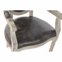 Chaise de Salle à Manger DKD Home Decor Marron Polyuréthane Bois d'hévéa (56 x 46 x 96 cm)