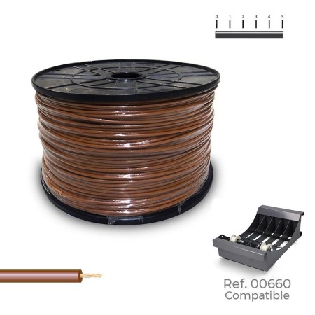 Cable Eléctrico Manguera Sediles h07z1-k Marrón 1,5 mm 500 m