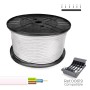 Cable Eléctrico Manguera Sediles Blanco 3 x 1 mm 200 m H05VV-F