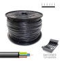 Cable Eléctrico Manguera Sediles Negro 200 m 3 x 1 mm H05VV-F