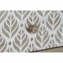 Caisson à Tiroirs DKD Home Decor Naturel Blanc Bois de paulownia Feuille d'une plante (55 x 40 x 99 cm)