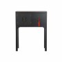 Console DKD Home Decor Noir Rouge Sapin Bois MDF (63 x 26 x 83 cm)