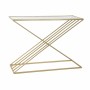 Console DKD Home Decor Verre Doré Métal (106,5 x 30,5 x 78,5 cm)