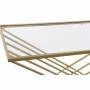 Console DKD Home Decor Verre Doré Métal (106,5 x 30,5 x 78,5 cm)