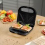 Sandwichera Zelmer ZSM7710 Negro Plateado 750 W