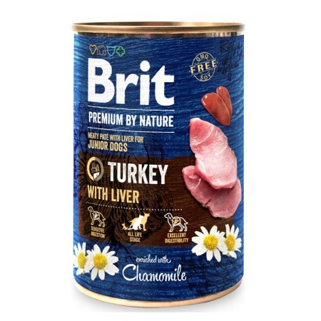 Comida húmeda Brit Premium by nature Pavo 400 g