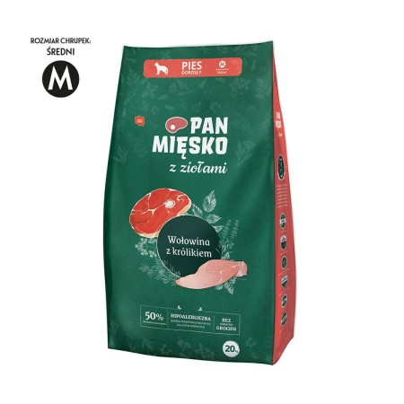 Pienso PAN MIĘSKO M Ternera 20 kg