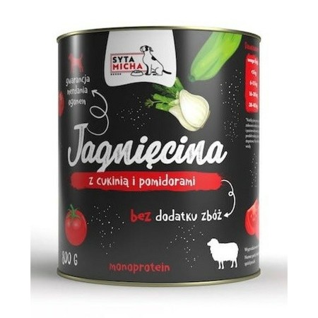 Comida húmeda SYTA MICHA Lamb 800 g