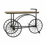 Console DKD Home Decor Sapin Noir Bicyclette Métal (128 x 40 x 82 cm)