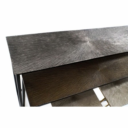 Lot DKD Home Decor Console Doré Métal Argent Cuivre Aluminium (103 x 27.5 x 77.5 cm) (4 pcs)