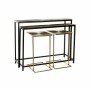 Lot DKD Home Decor Console Doré Métal Argent Cuivre Aluminium (103 x 27.5 x 77.5 cm) (4 pcs)