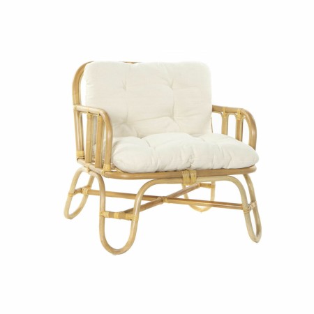 Fauteuil DKD Home Decor Naturel Beige Coton Rotin (76 x 72 x 80 cm)