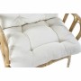 Fauteuil DKD Home Decor Naturel Beige Coton Rotin (76 x 72 x 80 cm)