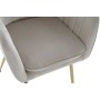 Chaise DKD Home Decor Métal Polyester (56 x 60 x 85 cm)