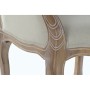 Chaise DKD Home Decor Beige Lin Bois d'hévéa (63.5 x 50 x 102 cm)