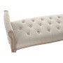 Banquette DKD Home Decor  Naturel Beige Lin Bois d'hévéa (109 x 45 x 60 cm)