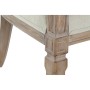 Canapé DKD Home Decor Beige Lin Bois d'hévéa (122 x 69 x 72 cm)