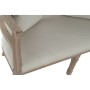 Canapé DKD Home Decor Beige Lin Bois d'hévéa (122 x 69 x 72 cm)