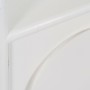 Librairie BERET Blanc Bois d'épicéa 80 x 40 x 175 cm
