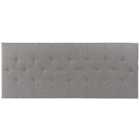 Tête de lit DKD Home Decor Gris Polyester Bois d'hévéa (160 x 7 x 65 cm)