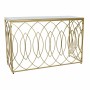 Table d'appoint DKD Home Decor Verre Doré Métal (120 x 40 x 78 cm)