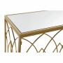 Table d'appoint DKD Home Decor Verre Doré Métal (120 x 40 x 78 cm)