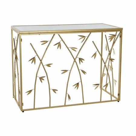 Console DKD Home Decor Miroir Doré Métal (100 x 40 x 78 cm)