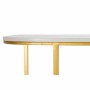 Console DKD Home Decor Doré Métal Blanc Marbre (98 x 35 x 77 cm)