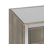 Meuble d'Entrée CHLOE Doré Miroir 81 x 41 x 76,5 cm