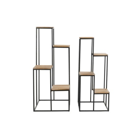 Etagère DKD Home Decor Métal Sapin (2 pcs) (35.5 x 35.5 x 90 cm) (40 x 40 x 100 cm)