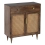 Meuble d'Appoint NATURAL WAY Doré Naturel Fer Rotin Bois de manguier 84 x 38 x 94 cm