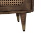 Meuble d'Appoint NATURAL WAY Doré Naturel Fer Rotin Bois de manguier 84 x 38 x 94 cm