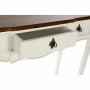 Console DKD Home Decor Blanc Marron Bois de paulownia (110 x 40 x 79 cm)