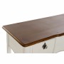 Console DKD Home Decor Blanc Marron Bois de paulownia (110 x 40 x 79 cm)