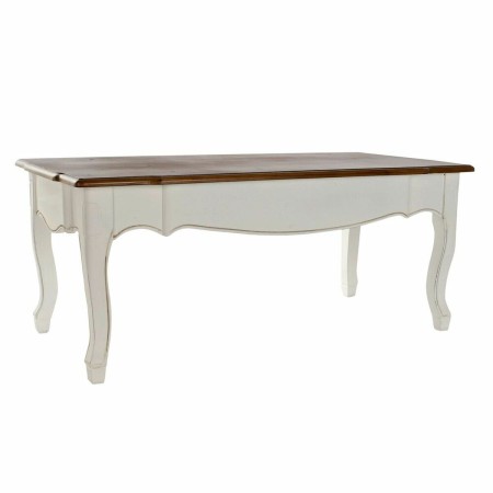 Table d'appoint DKD Home Decor Blanc Marron Bois de paulownia (120 x 60 x 50 cm)
