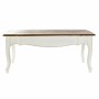 Table d'appoint DKD Home Decor Blanc Marron Bois de paulownia (120 x 60 x 50 cm)