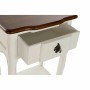 Petite Table d'Appoint DKD Home Decor Blanc Marron (47.5 x 36 x 68 cm)