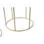 Table d'appoint DKD Home Decor Doré Métal MDF Blanc (42 x 42 x 99 cm)