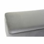 Banquette DKD Home Decor  Gris Doré Métal Polyester Velours (108 x 42 x 45 cm)