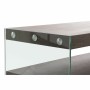 Console DKD Home Decor Verre Marron Transparent MDF noyer Moderne (160 x 45 x 80 cm)