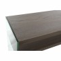 Console DKD Home Decor Verre Marron Transparent MDF noyer Moderne (160 x 45 x 80 cm)