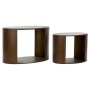 Jeu de 2 tables DKD Home Decor Métal Cuivré Clair (80 x 50 x 56 cm) (2 pcs) (60 x 40 x 45 cm)