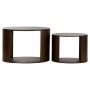 Jeu de 2 tables DKD Home Decor Métal Cuivré Clair (80 x 50 x 56 cm) (2 pcs) (60 x 40 x 45 cm)