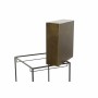 Table d'appoint DKD Home Decor Noir Doré Métal (40.5 x 40.5 x 60.5 cm)