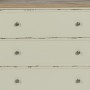 Caisson à Tiroirs Beige Naturel Bois d'épicéa Bois MDF 90 X 42 X 85 CM